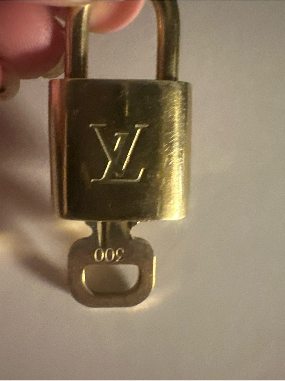 Louis Vuitton Brass Padlock with Key #300 Made in France